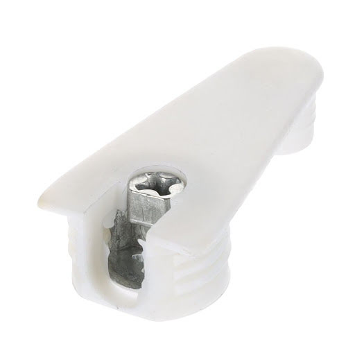 Riex JC62 Connector shelf housing double min. 18 mm, white