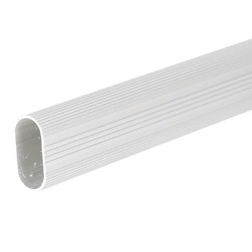 Riex VT14 Barre penderie, ovale, 30x15 mm, 2900 mm, aluminium anodisé