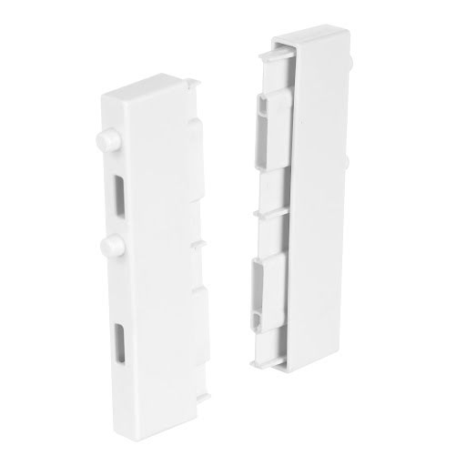 RiexTrack Inner division accessories, set of end pieces for cross dividing panel, white