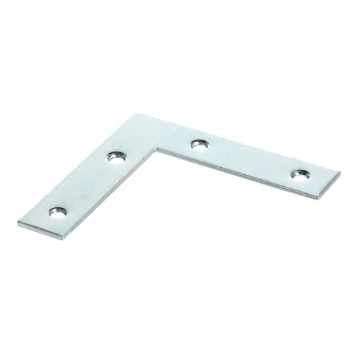 Riex JC45 Equerre de cadre plate, 80x80 mm, T2, zingué