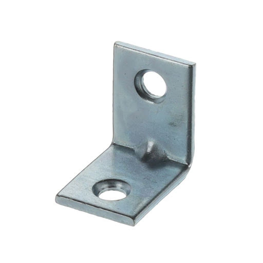 Riex JC41 Angled bracket, 20x20x15 mm, T2, white zinc