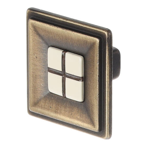 Citterio Giulio XR29 Bouton, petit, bronze mat/porcelaine