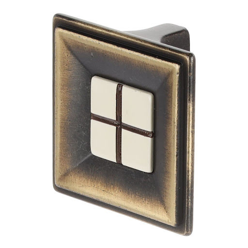 Citterio Giulio XR29 Knob, big, 32 мм, мат. bronze/ porcelain