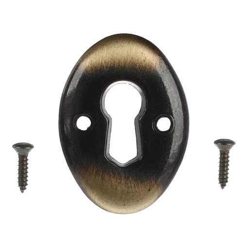 Citterio Giulio XR30 Shield for handle key, polished brushed bronze