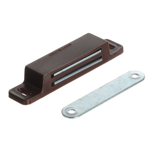 Riex EG80 Magnetic door latch L87, 12 kg, brown