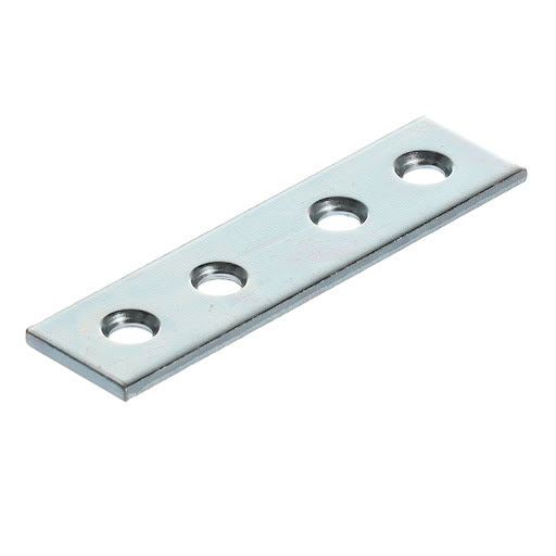 Riex JC43 Connection plate, 60x15 mm, T2, white zinc