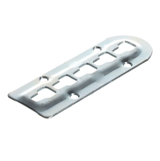 Riex JF30 Plate for bed adjustable fitting 140 mm, T2, white zinc
