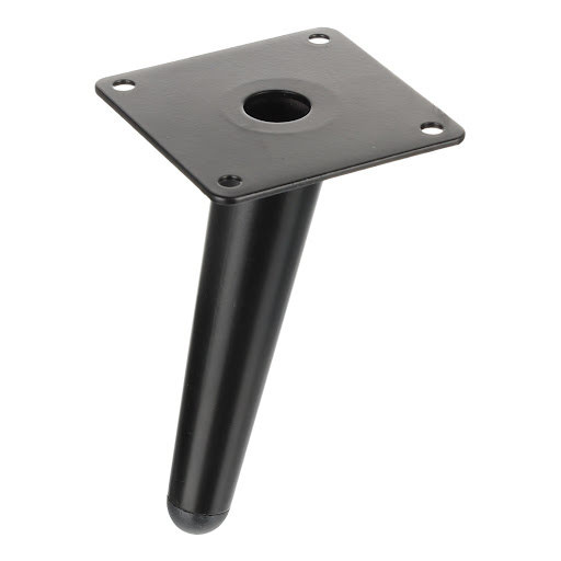 Riex GS52 Furniture leg H130, matt black