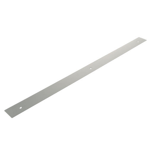 Riex GI35 Worktop end strip, right, R0, H38, 600 mm, anodised aluminium