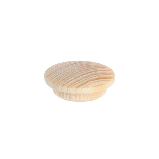 Riex JW10 Wooden plug convex D15, spruce (pack 100 pcs)