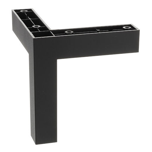 Riex GR79 Furniture leg, 25x25 mm, H120, black