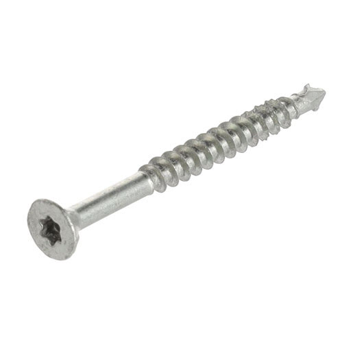 Vite Spax per MDF 4,5x50/35 mm, Torx testa svasata piatta, zinco bianco (confezione da 200 pz)