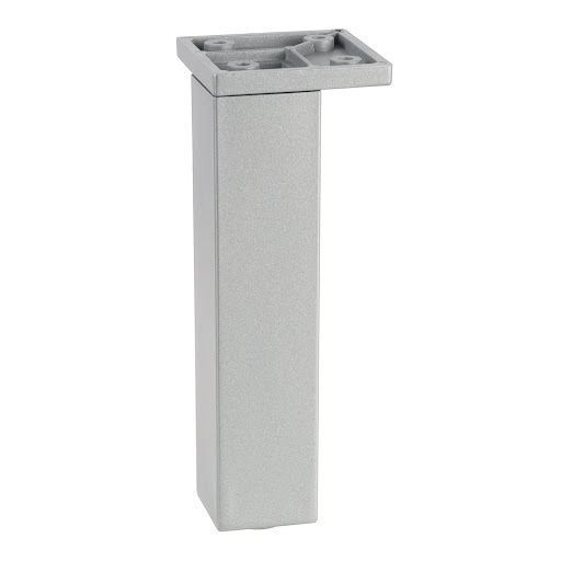 Riex GR76 Furniture leg, 33x33 mm, H150, silver