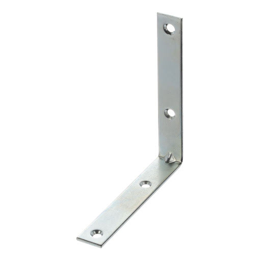 Riex JC41 Angled metal bracket, 90x90x15 мм, T2, белый zinc