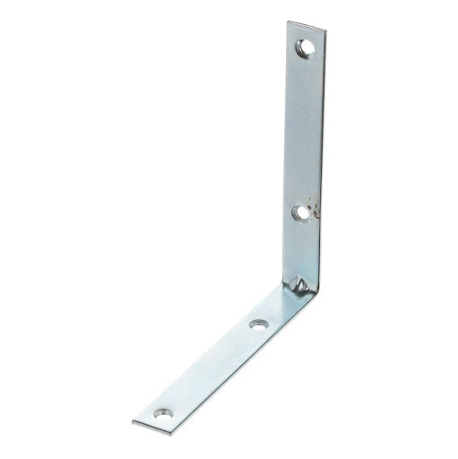 Riex JC41 Angled metal bracket, 100x100x15 мм, T2, белый zinc