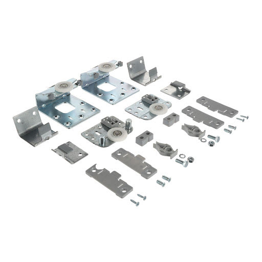 Riex ES70 Fitting for sliding door, overlap, set for 2 doors