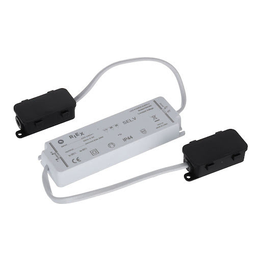 Riex EL26 LED zdroj 24 V, 20 W, IP44, kabel s boxem IP44, záruka 5 let