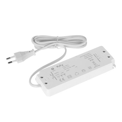 Riex EL25 LED-voeding EU stekker, 100 W, 2 uitgangen