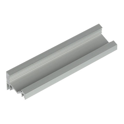 Riex EO20 Profilo LED angolare, larghezza massima 10 mm, 2 m, argento anodizzato