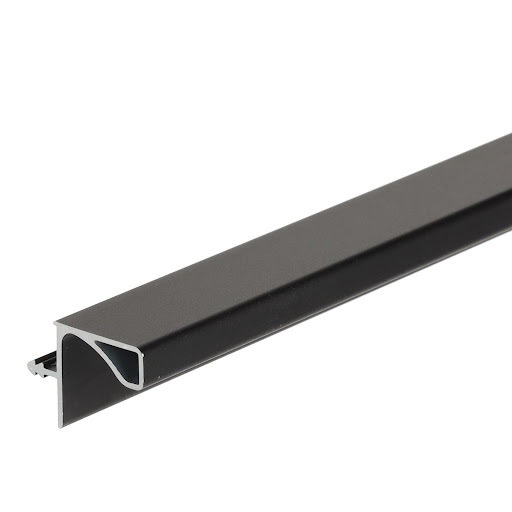 RiexTouch XG10 gola horizontálny dverový profil pre horné skrinky, 2900 mm, matná čierna