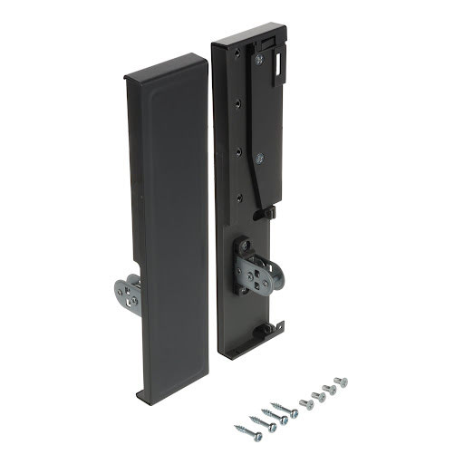 Riex ND30 Inner drawer accessories, front panel holder for 2/4 railings, H201, dark grey