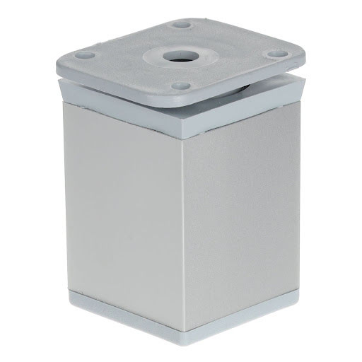 Riex GA35 Meubelpoot 40 x 40 mm, 60 mm, Geanodiseerd aluminium