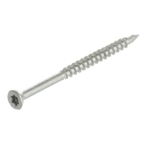 Spax Schraube für MDF 4,0x60/40 mm, TX Senkkopf, Weiß verzinkt (Packung 100 Stück)