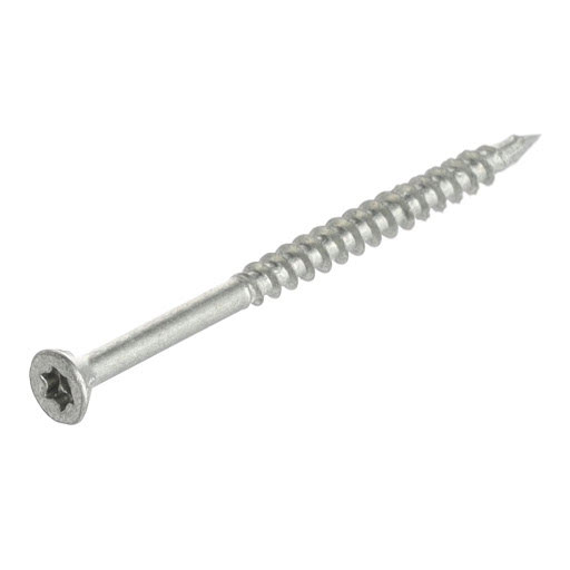 Vite Spax per MDF 4,0x60/40 mm, Torx testa svasata piatta, zinco bianco (confezione da 100 pz)