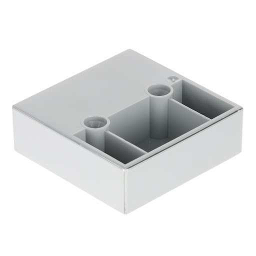 Riex GR72 Meubelpoot, Kunststof, 60 x 60 x 20 mm, Chroom