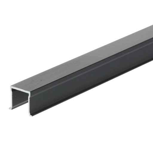 Riex ES25 Onderrail 2000 mm, Geanodiseerd aluminium zwart