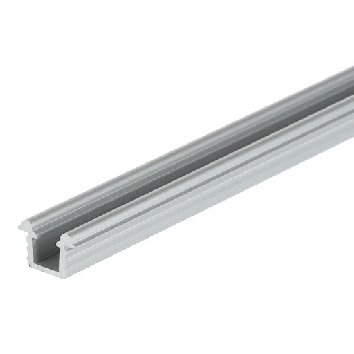 Riex ES44 Simple rail for sliding door, 1200 mm, silver anodised