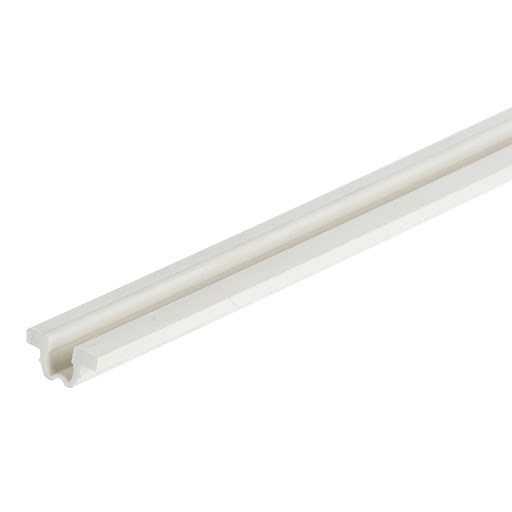 Riex ES40 Plastic sliding system - rail 1200 mm, white