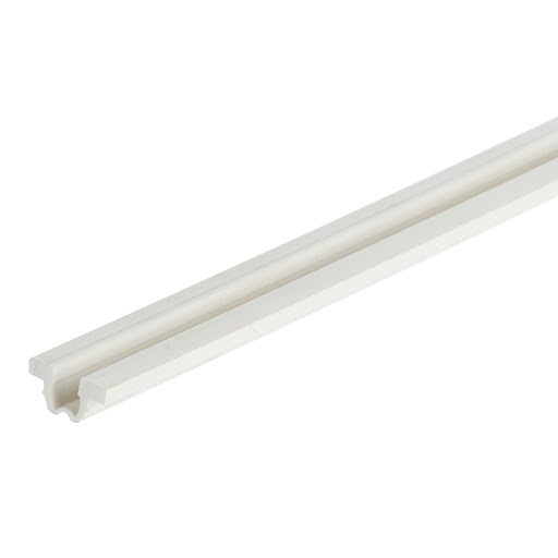 Riex ES40 Système coulissant en plastique - rail 1200 mm, blanc