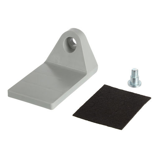 Poettker L Plastic rocker for table insert with felt and screw