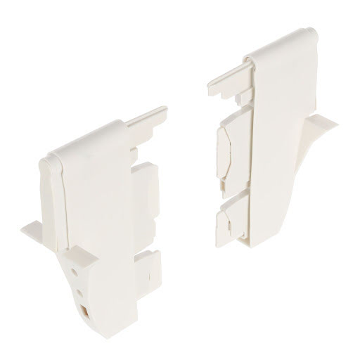 Riex ND30 Inner division accessories, set of end pieces for cross dividing panel, white