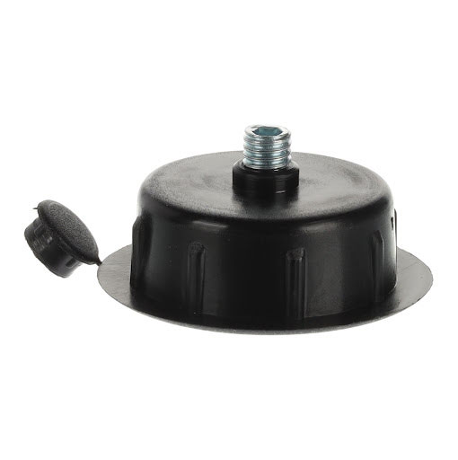 Riex GA24 Verstelbare poot, Ø 40 mm. M6 x 30 mm, Zwart