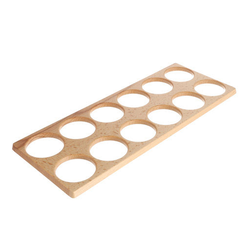 Riex GM60 Insert (bois) pour épices (12 pcs) pour range-couverts, hêtre