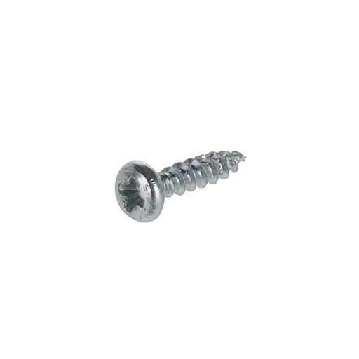 Spax Schrauben, 4,0x16 mm, PZ, Halbrundkopf, Weiß verzinkt (Packung 1000 Stück)