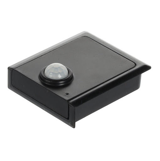 Riex EC39 vezeték nélküli PIR érzékelő, süllyesztett + felületre szerelhető, fekete