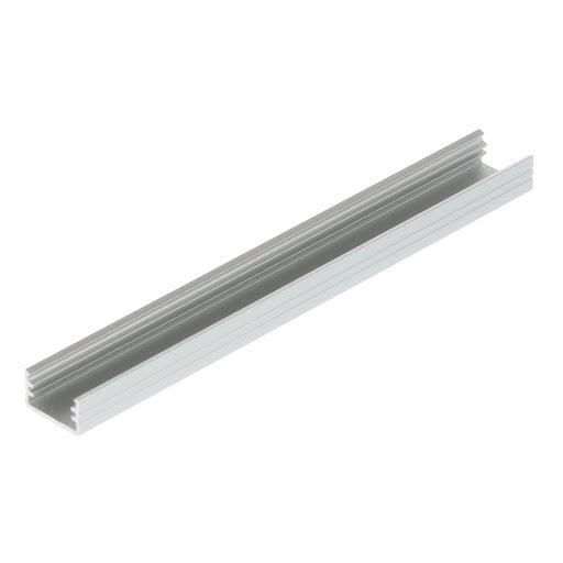Riex EO10 LED Profil, max. Breite LED Band 8 mm, 2 m, Silber eloxiert