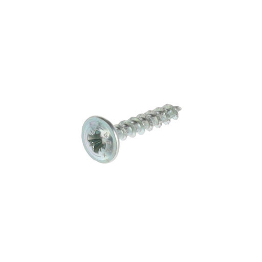 Spax Schrauben, 3,5x20 mm, PZ, Flanschkopf mit Linse, Weiß verzinkt (Packung 3000 Stück)