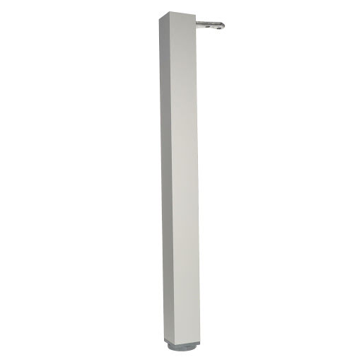 Riex EA60 asztalláb, 60x60/H710 mm, eloxált alumínium