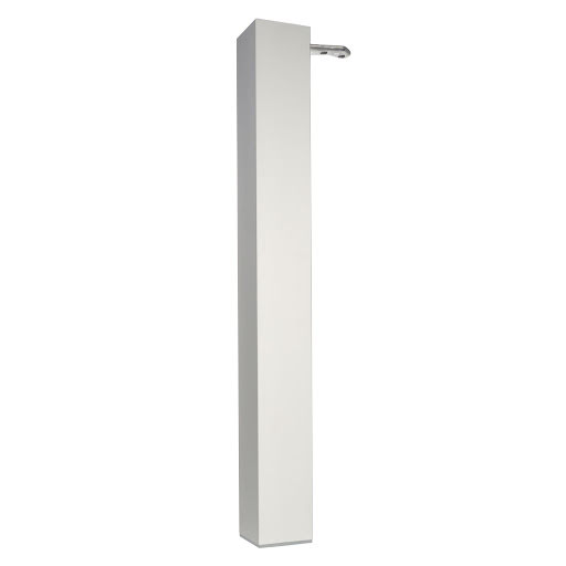 Riex EA80 Table leg 80x80/H710 mm, anodised aluminium