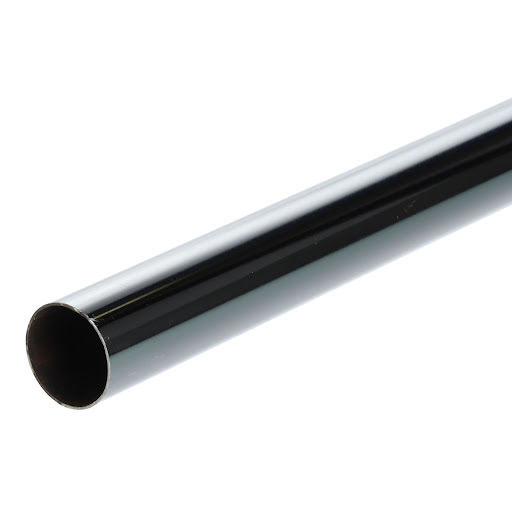 Riex VT23 šatní tyč, kulatá, průměr 25 mm, 0,7 mm, 3000 mm, chrom