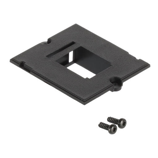 Bachmann Frame 1× free position for keystone, black matt