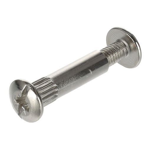 Riex JD20 Șurub conector mama/tată (M6x14 mm) + (M6x30 mm), PZ, zinc alb (pachet 200 buc)