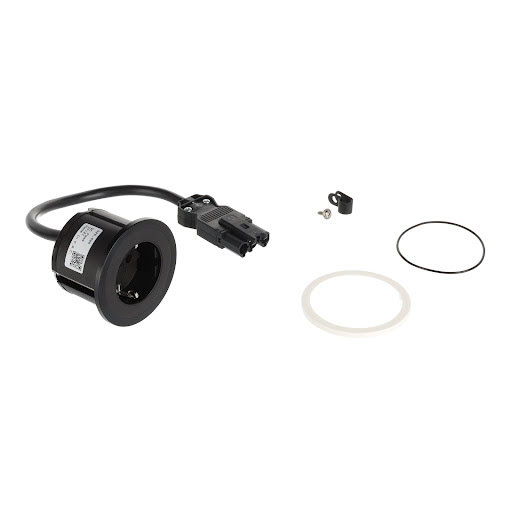 Bachmann Pix Electrical socket Schuko (1×), black+white ring, GST 0,2 m