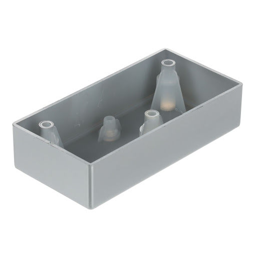 Riex GP13 Meubelpoot, Kunststof, 120 x 60 x 30 mm, Zilver