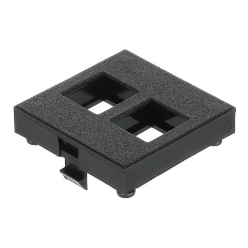 Riex ED65 Modul Keystone, 2× free position, black