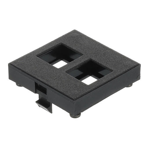 Riex ED65 Modul Keystone, 2× poziție liberă, negru